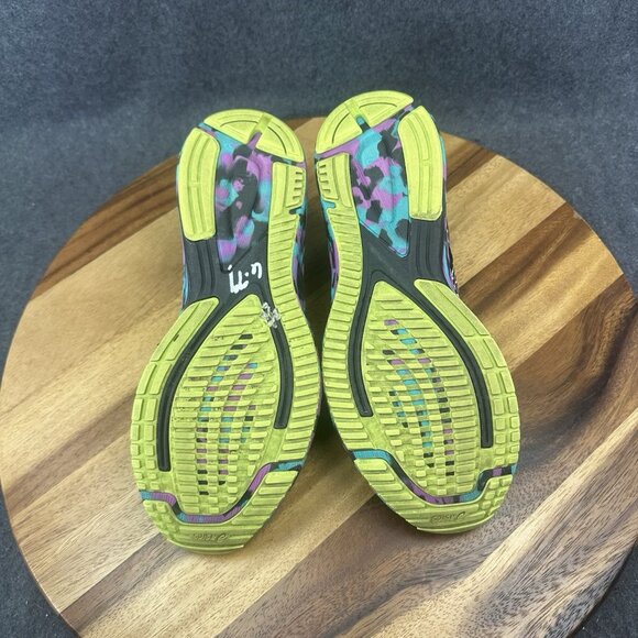 Asics Gel-Noosa Tri 12 Womens 8 Black Colorful 1012A578 Running Shoes Sneakers - Picture 9 of 10